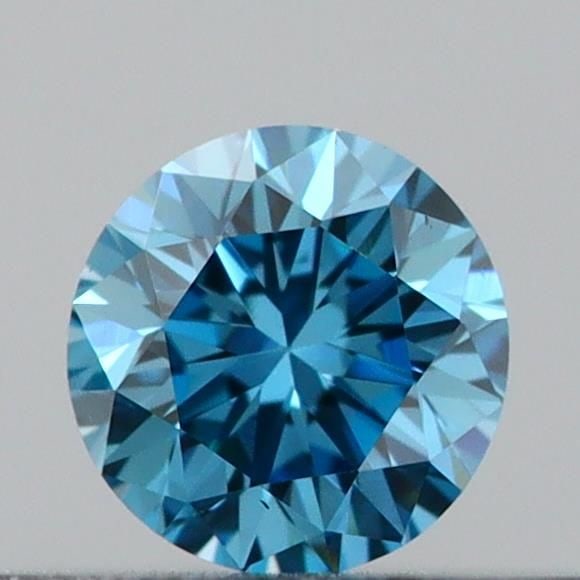 Loose Diamond - ROUND 0.18ct Fancy Vivid Blue VS2: Loose Diamond - ROUND 0.18ct Fancy Vivid Blue VS2 Source: This is a real non-mined Diamond that has been grown in a lab Shape: ROUND Carats: 0.18 Color: Fancy Vivid Blue Certification: IGI Video: