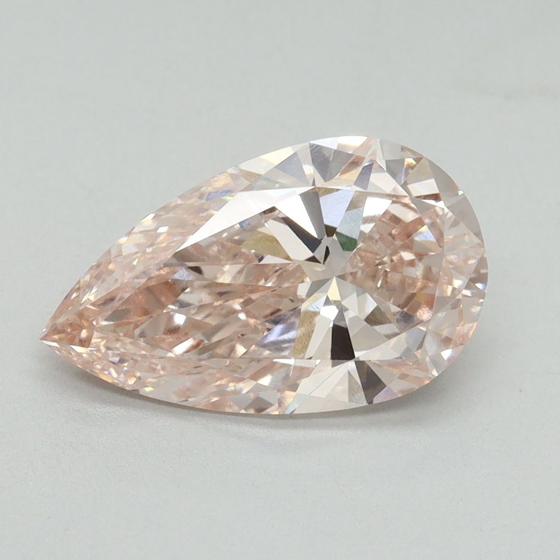 Loose Diamond - PEAR 2.7ct Fancy Intense Pink VVS2: Loose Diamond - PEAR 2.7ct Fancy Intense Pink VVS2 Source: This is a real non-mined Diamond that has been grown in a lab Shape: PEAR Carats: 2.7 Color: Fancy Intense Pink Certification: IGI Video:
