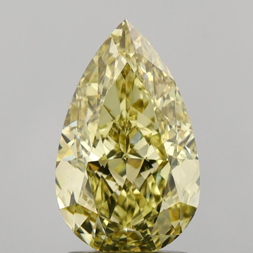 Loose Diamond - PEAR 2.24ct Fancy Intense Yellow VS1: Loose Diamond - PEAR 2.24ct Fancy Intense Yellow VS1 Source: This is a real non-mined Diamond that has been grown in a lab Shape: PEAR Carats: 2.24 Color: Fancy Intense Yellow Certification: IGI Video