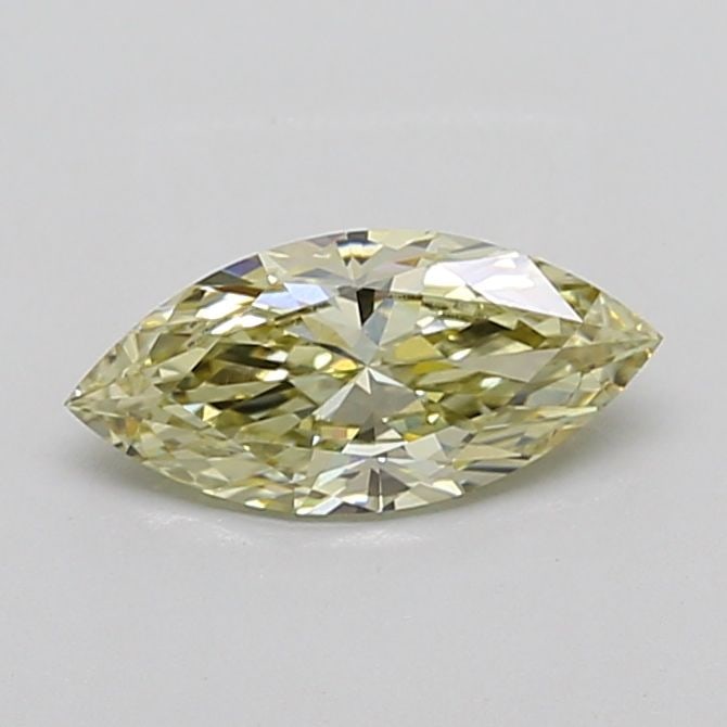 Loose Diamond - MARQUISE 1.0ct Fancy Light Yellow VVS2: Loose Diamond - MARQUISE 1.0ct Fancy Light Yellow VVS2 Source: This is a real non-mined Diamond that has been grown in a lab Shape: MARQUISE Carats: 1.0 Color: Fancy Light Yellow Certification: IGI Ad