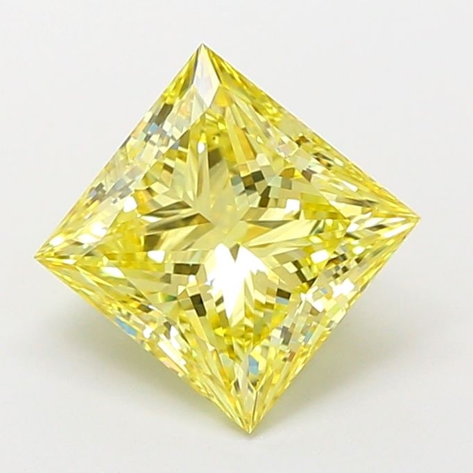 Loose Diamond - PRINCESS 3.0ct Fancy Intense Yellow VS1: Loose Diamond - PRINCESS 3.0ct Fancy Intense Yellow VS1 Source: This is a real non-mined Diamond that has been grown in a lab Shape: PRINCESS Carats: 3.0 Color: Fancy Intense Yellow Certification: IGI