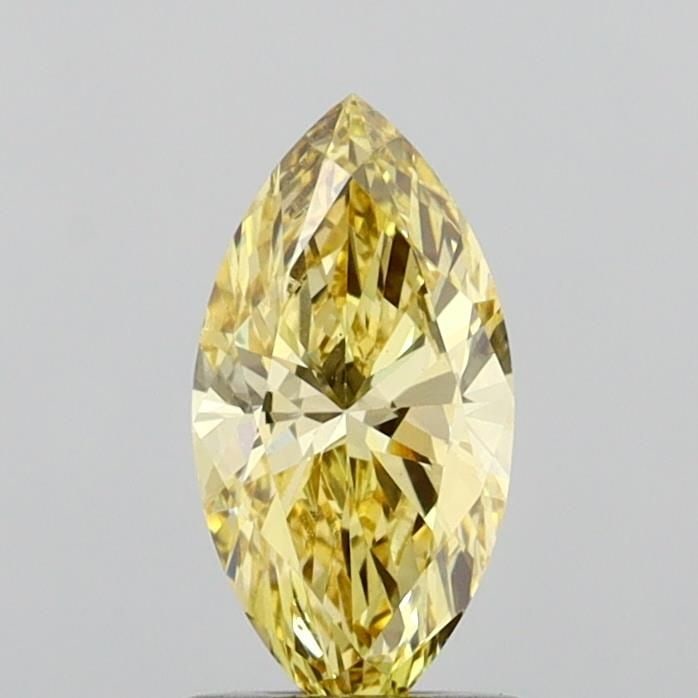 Loose Diamond - MARQUISE 1.02ct Fancy Intense Yellow VS1: Loose Diamond - MARQUISE 1.02ct Fancy Intense Yellow VS1 Source: This is a real non-mined Diamond that has been grown in a lab Shape: MARQUISE Carats: 1.02 Color: Fancy Intense Yellow Certification: I