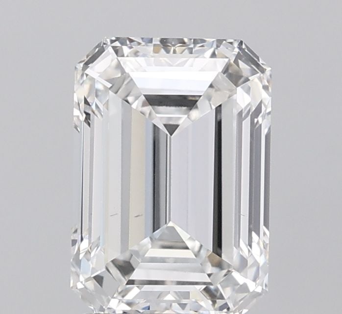 Loose Diamond - EMERALD 2.53ct E VS1: Loose Diamond - EMERALD 2.53ct E VS1 Source: This is a real non-mined Diamond that has been grown in a lab Shape: EMERALD Carats: 2.53 Color: E Clarity: VS1 Certification: IGI Video: