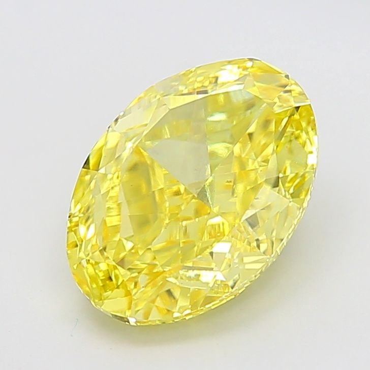 Loose Diamond - OVAL 5.0ct Fancy Vivid Yellow VS1: Loose Diamond - OVAL 5.0ct Fancy Vivid Yellow VS1 Source: This is a real non-mined Diamond that has been grown in a lab Shape: OVAL Carats: 5.0 Color: Fancy Vivid Yellow Certification: IGI Video: