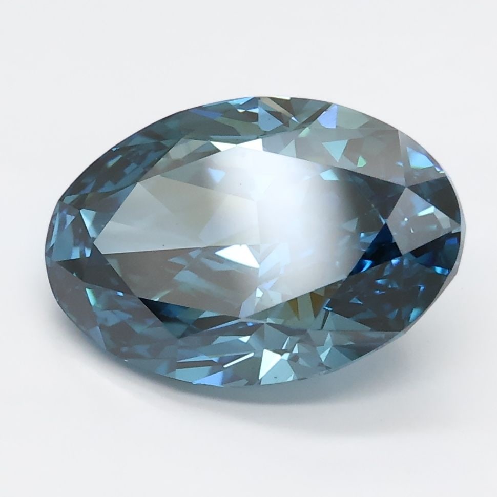 Loose Diamond - OVAL 3.33ct Blue VS2: Loose Diamond - OVAL 3.33ct Blue VS2 Source: This is a real non-mined Diamond that has been grown in a lab Shape: OVAL Carats: 3.33 Color: Blue Certification: NONE Video: