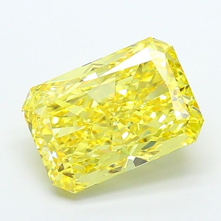 Loose Diamond - RADIANT 4.76ct Fancy Vivid Yellow VS1: Loose Diamond - RADIANT 4.76ct Fancy Vivid Yellow VS1 Source: This is a real non-mined Diamond that has been grown in a lab Shape: RADIANT Carats: 4.76 Color: Fancy Vivid Yellow Certification: IGI Vid