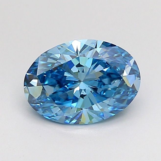 Loose Diamond - OVAL 1.05ct Faint Blue VVS2: Loose Diamond - OVAL 1.05ct Faint Blue VVS2 Source: This is a real non-mined Diamond that has been grown in a lab Shape: OVAL Carats: 1.05 Color: Faint Blue Certification: NONE Video: