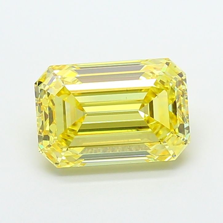 Loose Diamond - EMERALD 5.02ct Fancy Intense Yellow VS1: Loose Diamond - EMERALD 5.02ct Fancy Intense Yellow VS1 Source: This is a real non-mined Diamond that has been grown in a lab Shape: EMERALD Carats: 5.02 Color: Fancy Intense Yellow Certification: IGI