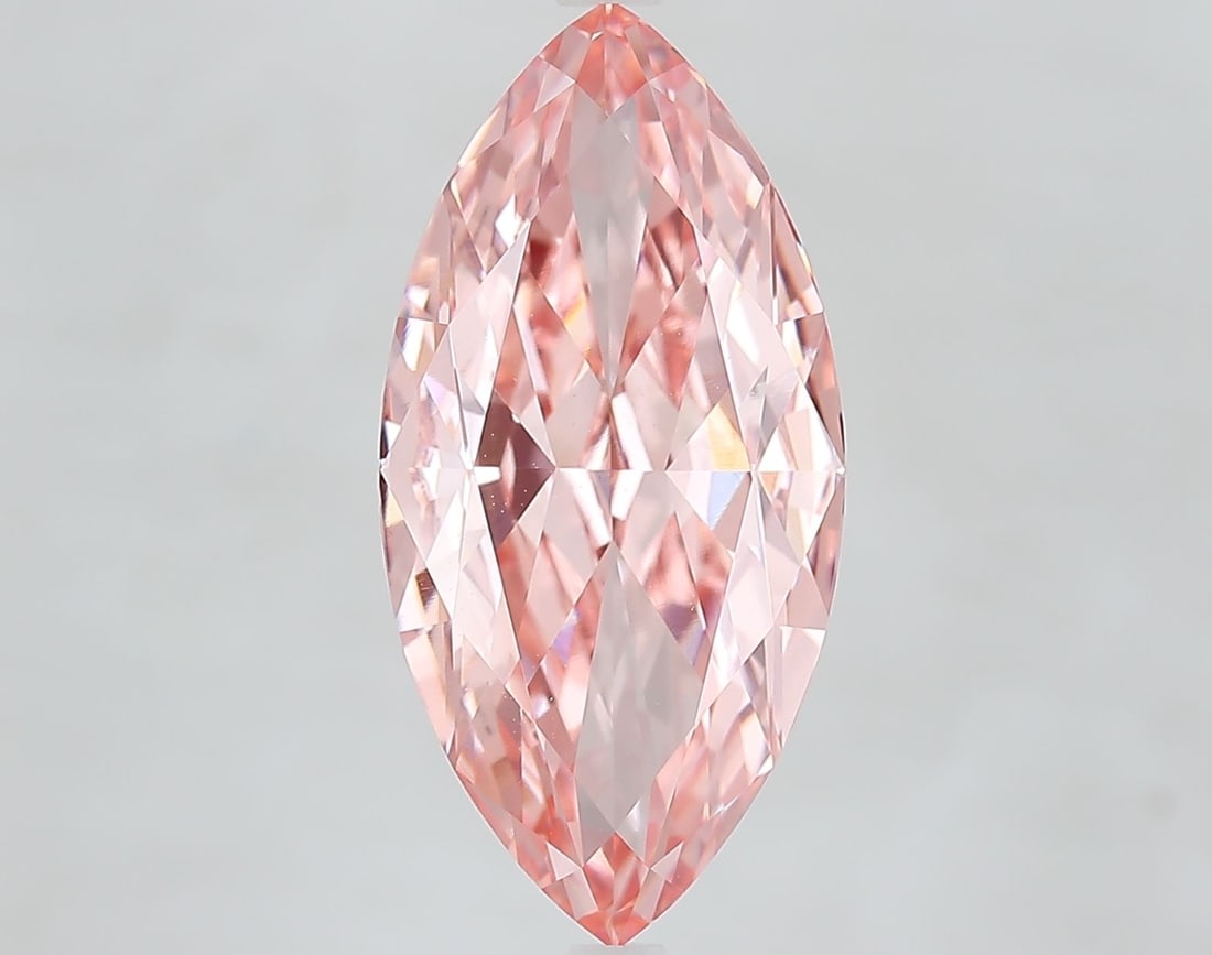 Loose Diamond - MARQUISE 6.61ct Fancy Vivid Pink VVS2: Loose Diamond - MARQUISE 6.61ct Fancy Vivid Pink VVS2 Source: This is a real non-mined Diamond that has been grown in a lab Shape: MARQUISE Carats: 6.61 Color: Fancy Vivid Pink Certification: IGI Vide