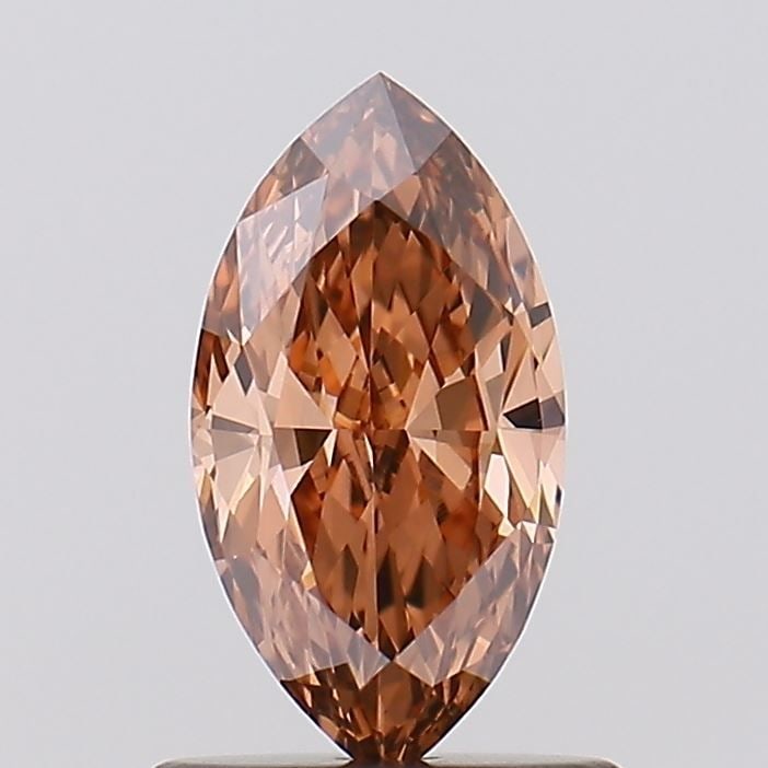 Loose Diamond - MARQUISE 0.77ct Fancy Brown VS1: Loose Diamond - MARQUISE 0.77ct Fancy Brown VS1 Source: This is a real non-mined Diamond that has been grown in a lab Shape: MARQUISE Carats: 0.77 Color: Fancy Brown Certification: NONE Video: