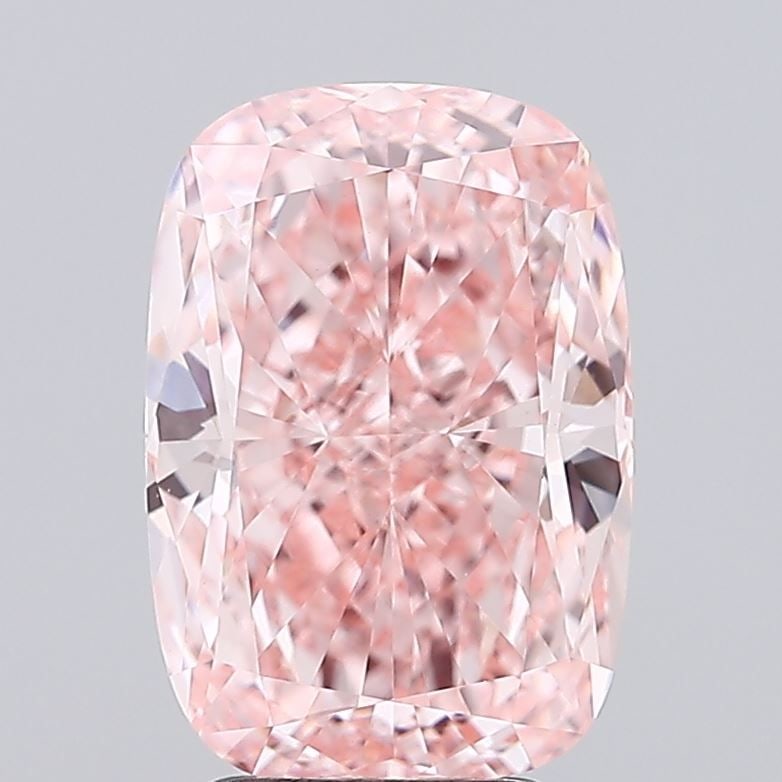 Loose Diamond - CUSHION MODIFIED 4.0ct Fancy Vivid Pink VVS2: Loose Diamond - CUSHION MODIFIED 4.0ct Fancy Vivid Pink VVS2 Source: This is a real non-mined Diamond that has been grown in a lab Shape: CUSHION MODIFIED Carats: 4.0 Color: Fancy Vivid Pink Certifica