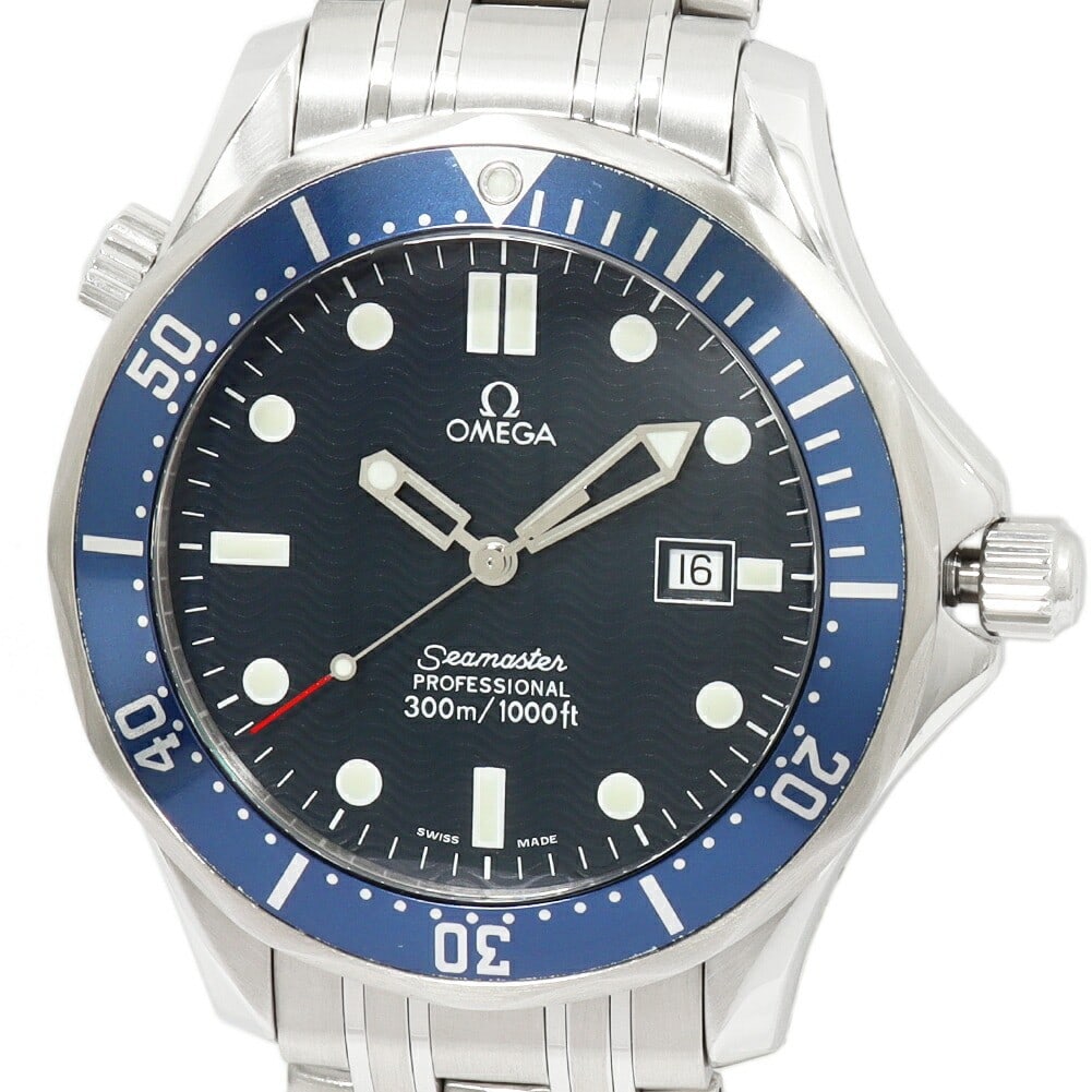 OMEGA Seamaster Professional 300m Men's Wristwatch 2541.80: OMEGA Seamaster Professional 300m Men's Wristwatch 2541.80 This is an OMEGA Seamaster 300m Professional 2541.80 wristwatch designed for men. Crafted in Switzerland, this pre-owned timepiece combines p