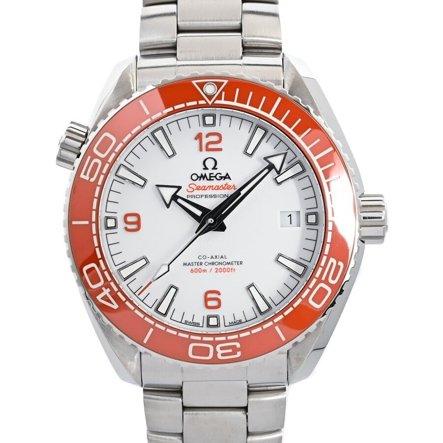 OMEGA Planet Ocean Men's Wristwatch: OMEGA Planet Ocean Men's Wristwatch This OMEGA Seamaster Planet Ocean wristwatch is a Swiss-made timepiece designed for men. It features a distinctive model number 15.30.44.21.04.001 and is offered in