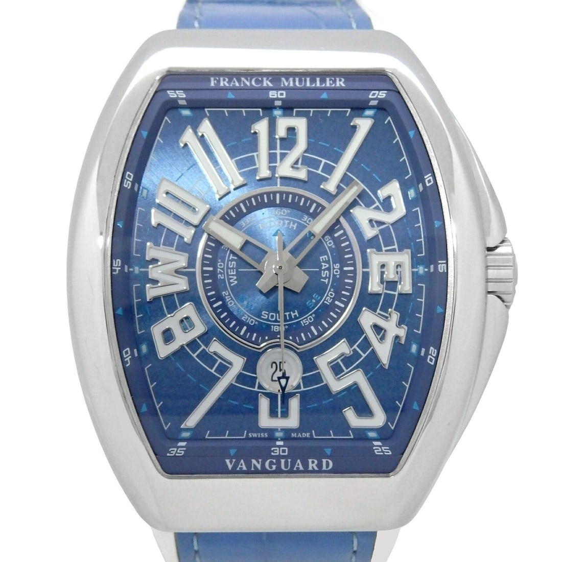 Franck Muller Vanguard Mariner Automatic Blue Dial Men's Wristwatch (1 of 6)
