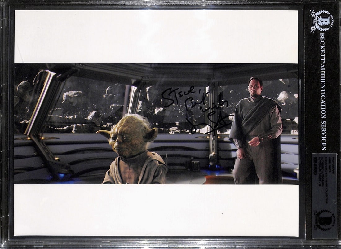 Jimmy Smits Signed Star Wars 8x10 Photo with Inscription BAS 10: Jimmy Smits Signed Star Wars 8x10 Photo with Inscription BAS 10 This is an authentic autographed 8x10 color photograph of Jimmy Smits as Bail Organa from Star Wars, featuring the inscription "To Steve