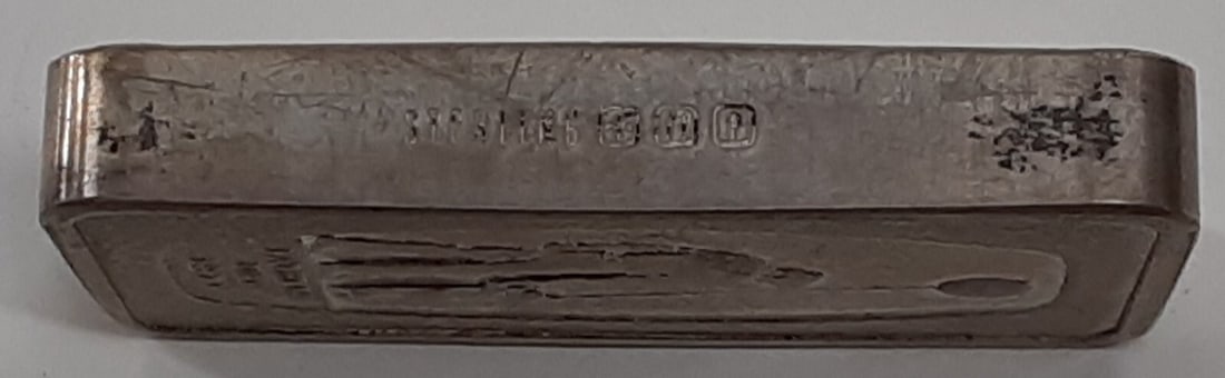1971 Sterling Silver 1000 Grain Ingot Commemorating Father's Day (1 of 3)