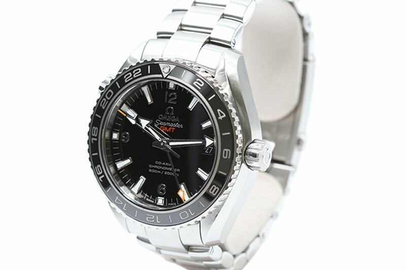 Omega Seamaster Planet Ocean 600 GMT Co-Axial 43.5mm Watch: Omega Seamaster Planet Ocean 600 GMT Co-Axial 43.5mm Watch This is a pre-owned OMEGA Seamaster Planet Ocean 600 GMT wristwatch, featuring a 43.5mm case. Designed for men, this Swiss-made timepiece is 