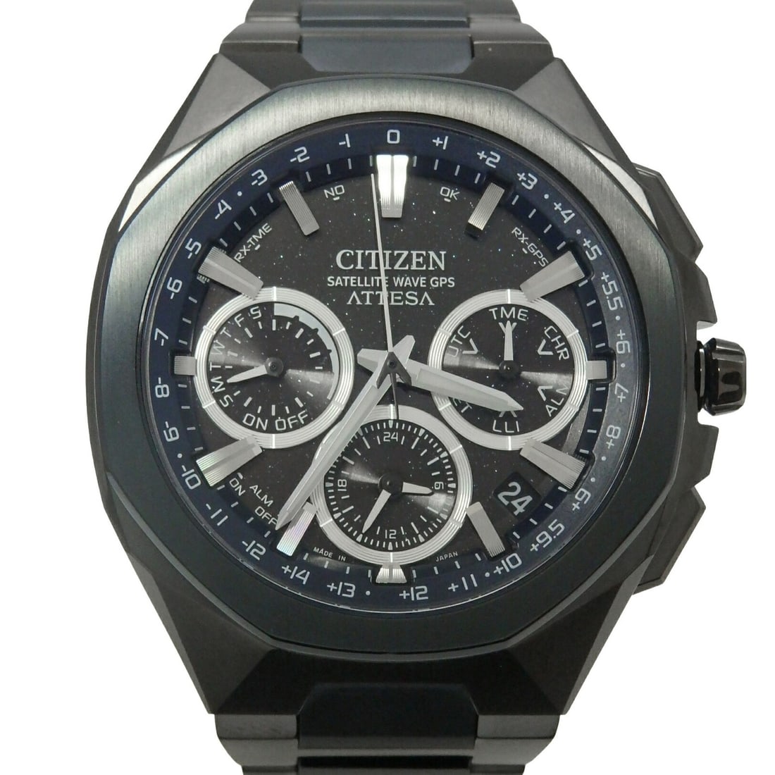 Citizen Attesa Blue Universe F950 Men's Wristwatch Japan: Citizen Attesa Blue Universe F950 Men's Wristwatch Japan This Citizen Attesa ACT Line Blue Universe Collection CC4106-74E F950 is a men's wristwatch crafted in Japan. It features a sophisticated desig