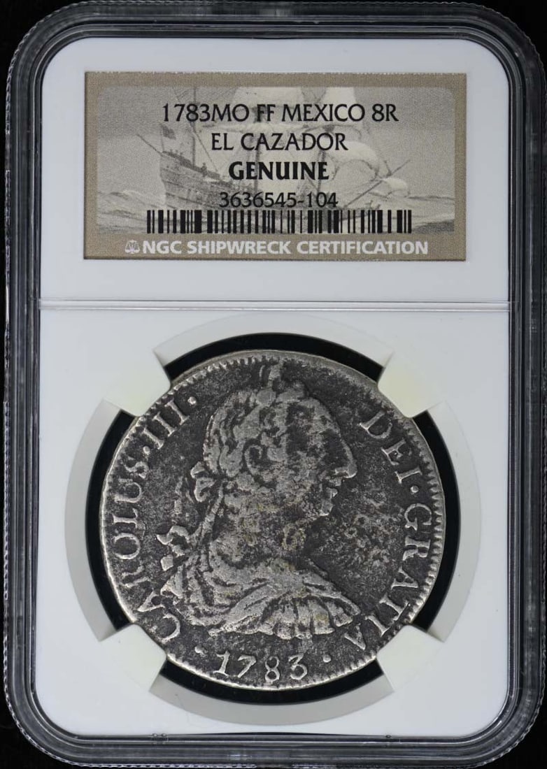 1783 Mexico El Cazador 8 Reales NGC MS0 (1 of 2)