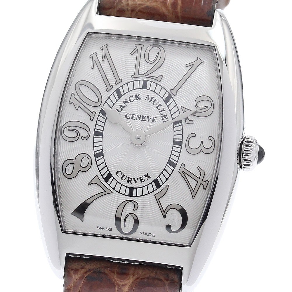Women's Quartz Wristwatch FRANCK MULLER 1752BQZREL Tonneau Curvex: Women's Quartz Wristwatch FRANCK MULLER 1752BQZREL Tonneau Curvex Franck Muller Tonneau Curvex quartz women's wristwatch. This pre-owned watch is from Switzerland and is designed for women. The model 