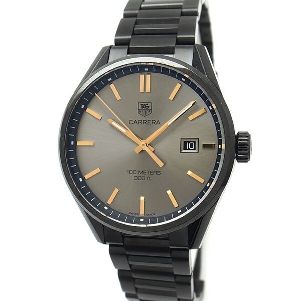 TAG HEUER CARRERA Cara Delevingne WAR101A Unisex Black Titanium Watch: TAG HEUER CARRERA Cara Delevingne WAR101A Unisex Black Titanium Watch Introducing the TAG HEUER CARRERA Cara Delevingne WAR101A Unisex Watch, a captivating wristwatch that embodies elegance and boldne