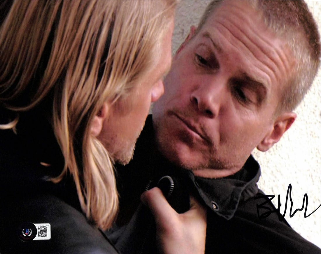 Beckett Certified Brian Ian Holt Sons of Anarchy 8x10 Signed Photo: Beckett Certified Brian Ian Holt Sons of Anarchy 8x10 Signed Photo This 8x10 color photograph features Brian Ian Holt and has been personally hand-signed by the actor. The autograph is authenticated b