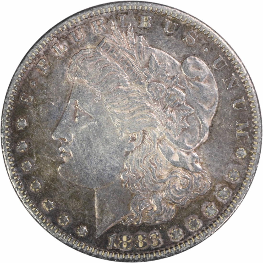 San Francisco Mint 1883 Morgan Dollar AU 90 Silver Uncertified: San Francisco Mint 1883 Morgan Dollar AU 90 Silver Uncertified This 1883-S Morgan Silver Dollar is an attractive example from the San Francisco Mint. Struck in 90% silver and 10% copper, it features t