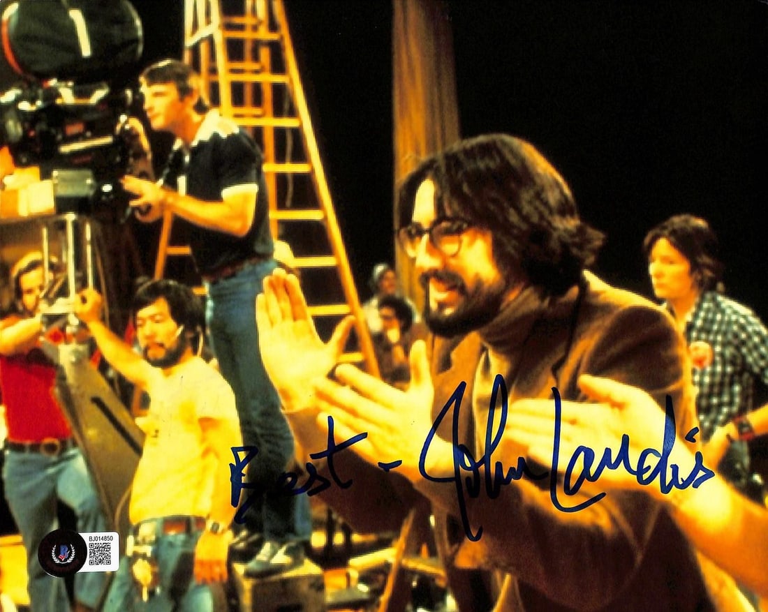 8x10 John Landis autograph photo Beckett certified Blues Brothers (1 of 1)