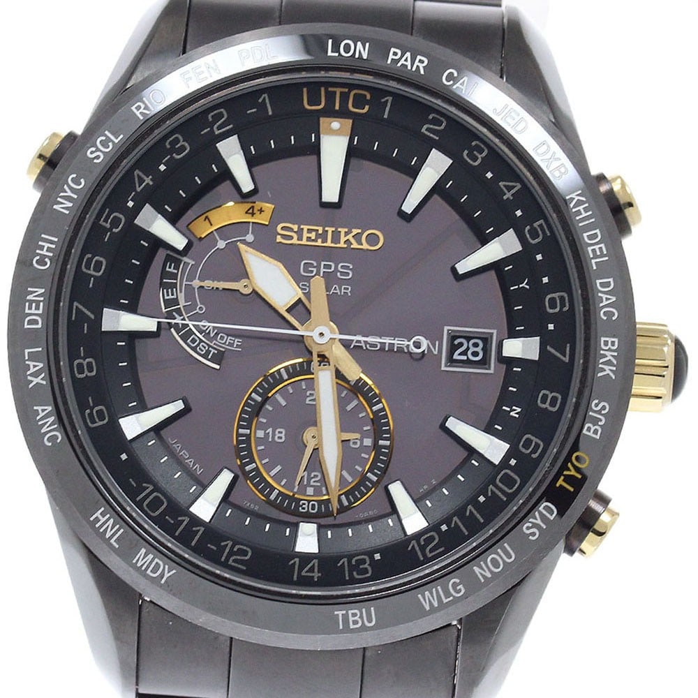 Seiko Astron Kintaro Hattori Special Limited Edition Wristwatch: Seiko Astron Kintaro Hattori Special Limited Edition Wristwatch This is a Seiko SBXA100/7X52-0AH0 Astron Kintaro Hattori Special Limited Edition men's wristwatch. Made in Japan, this pre-owned watch o