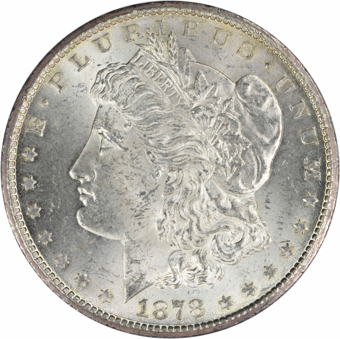 Uncirculated 1878 Carson City Morgan Dollar Silver Coin BU Uncertified: Uncirculated 1878 Carson City Morgan Dollar Silver Coin BU Uncertified This is an 1878-CC Morgan Silver Dollar from the United States. The coin is composed of silver and features the CC mint mark. It 