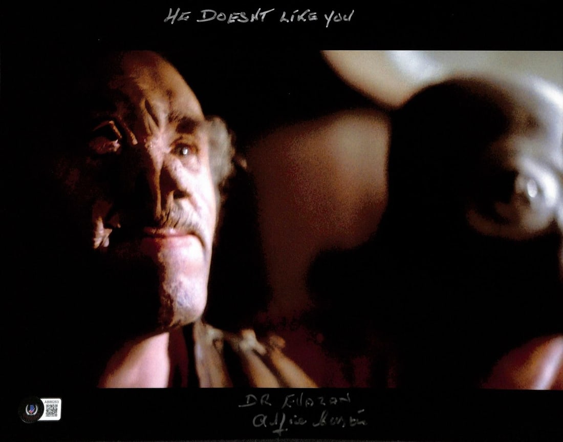 Beckett Authenticated Alfie Curtis Star Wars 11x14 Photo Inscribed: Beckett Authenticated Alfie Curtis Star Wars 11x14 Photo Inscribed This 11x14 photograph from Star Wars: A New Hope features Alfie Curtis as Dr. Cornelius Evazan. The photo is hand-signed by Alfie Cur