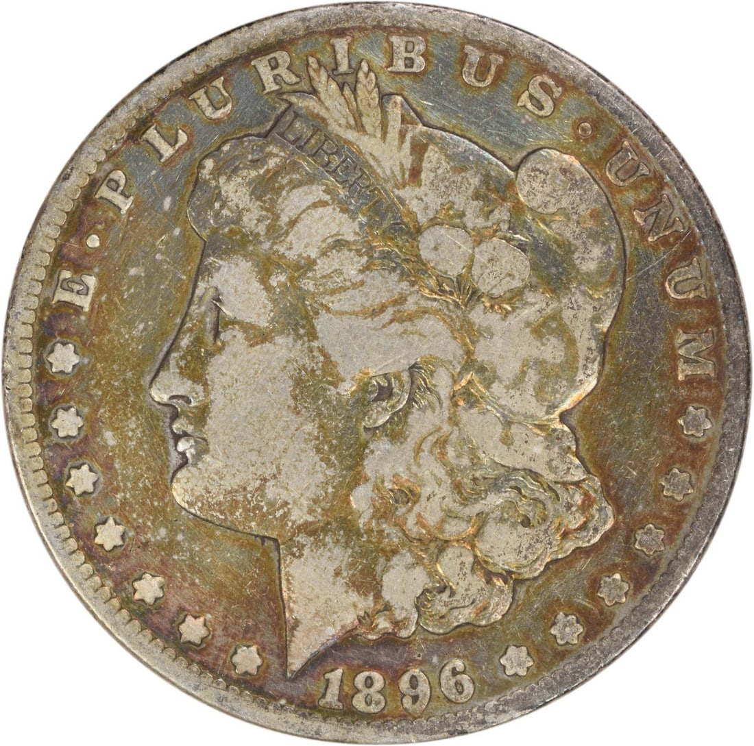 San Francisco Mint 1896 S Morgan Dollar VF Grade Uncertified Silver Coin: San Francisco Mint 1896 S Morgan Dollar VF Grade Uncertified Silver Coin This 1896-S Morgan Silver Dollar is a circulated coin from the United States, featuring the iconic design by George T. Morgan. 