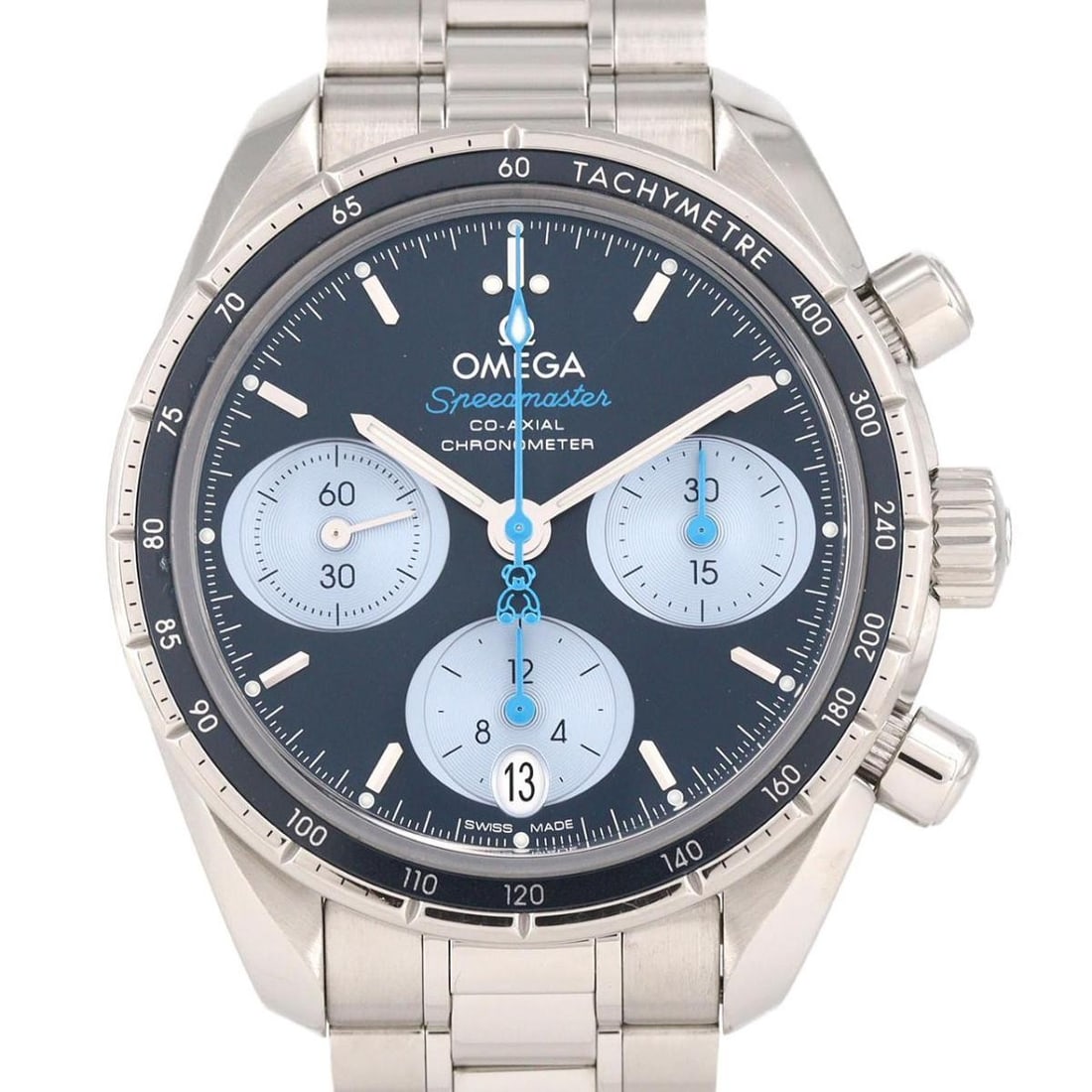 Men's OMEGA Speedmaster 38 Orbis Wristwatch 324.30.38.50.03.002: Men's OMEGA Speedmaster 38 Orbis Wristwatch 324.30.38.50.03.002 This is a pre-owned OMEGA Speedmaster 38 Orbis 324.30.38.50.03.002 men's wristwatch, crafted in Switzerland. It features the renowned de