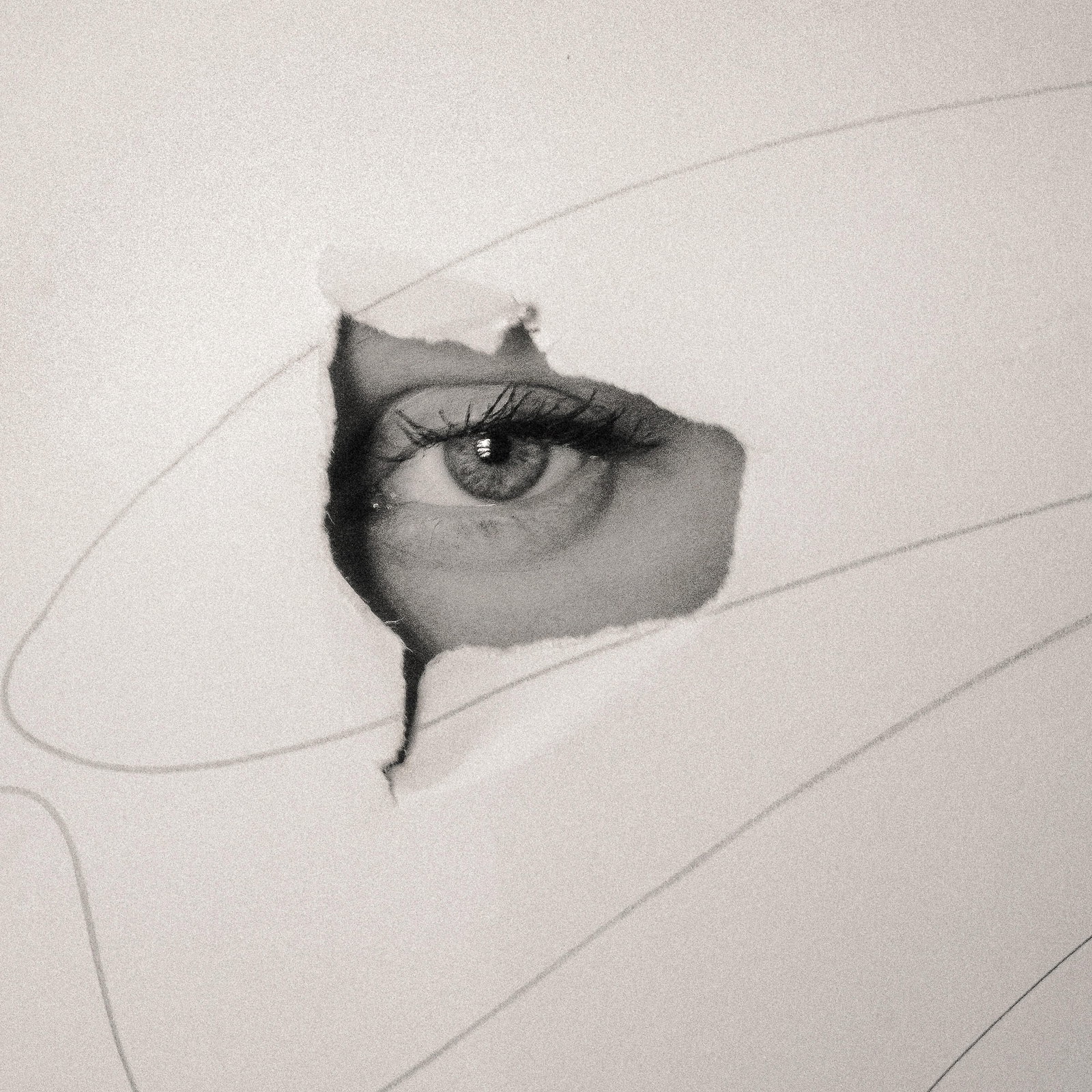 Larsen Sotelo One Eye Black & White Photography Limited Edition 32 x 32 (1 of 3)