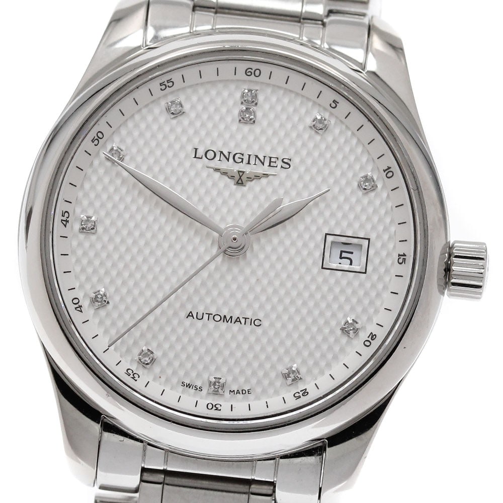 Longines Master Collection Ladies Automatic Date Watch L2.257.4: Longines Master Collection Ladies Automatic Date Watch L2.257.4 This Longines Master Collection L2.257.4 is a women's automatic wristwatch featuring a stainless steel case and bracelet. The watch is a