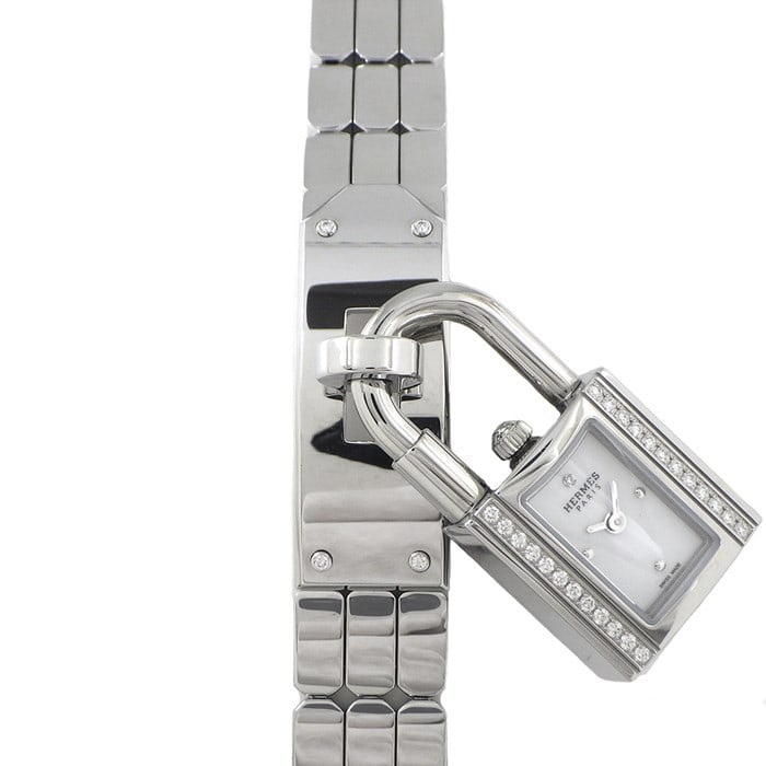 Hermes Kelly KE4.130 diamond bezel quartz ladies watch (1 of 10)