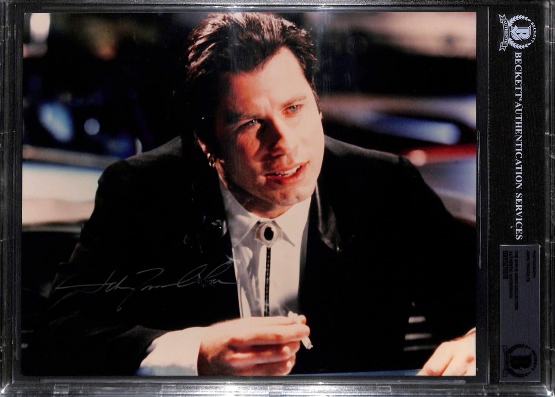 Beckett Certified John Travolta 8x10 Signed Pulp Fiction Photo (1 of 1)