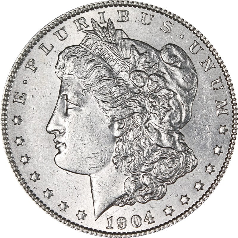 1904 P Morgan silver dollar (1 of 2)