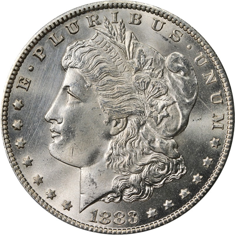 1883 CC Morgan Dollar Choice BU Plus Details Nice Strike (1 of 2)
