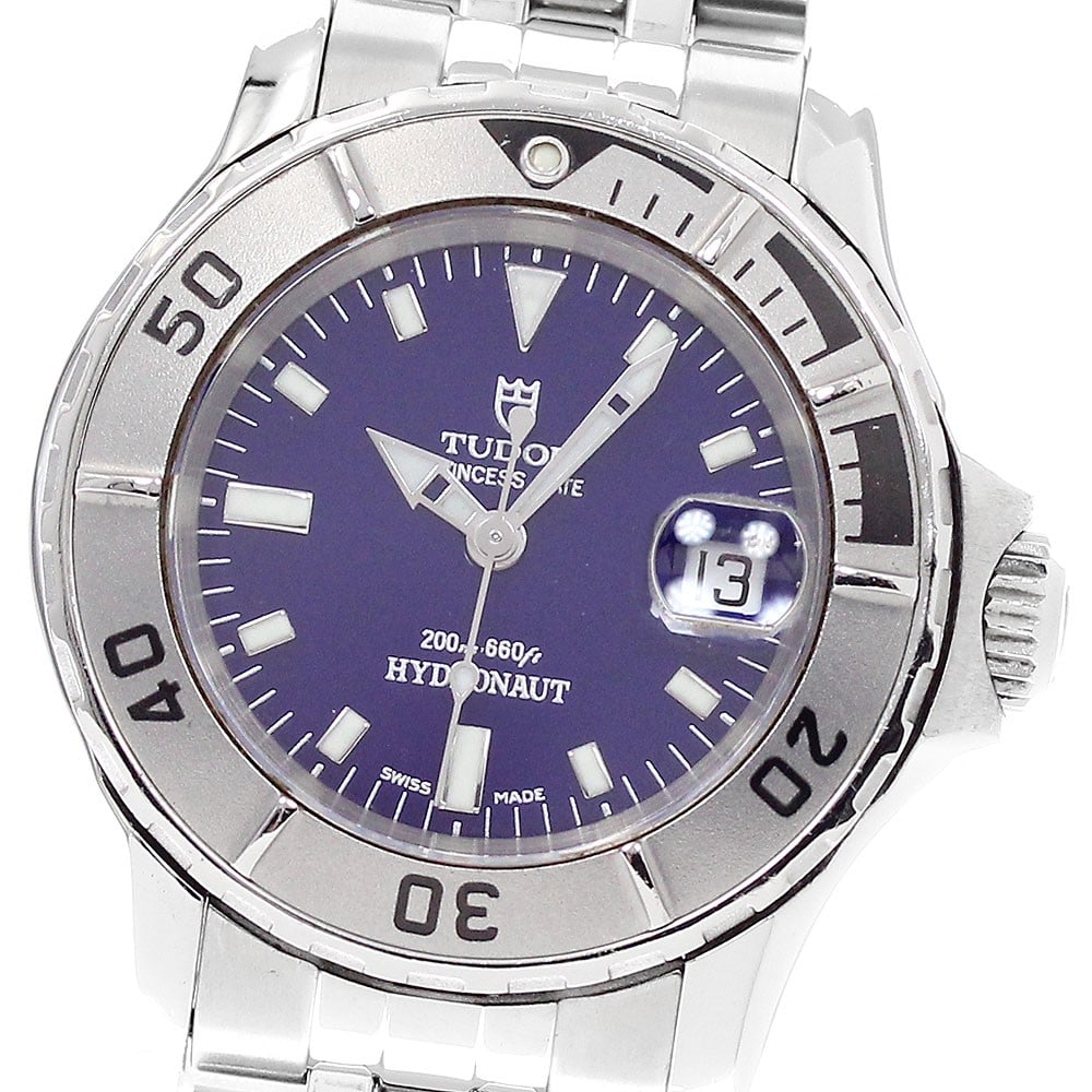 TUDOR Princess Date Hydronaut 99090 Womens Wristwatch: TUDOR Princess Date Hydronaut 99090 Womens Wristwatch Pre-owned TUDOR Princess Date Hydronaut Date women's wristwatch. Specifications Brand: TUDOR Model: 99090 Princess Date Hydronaut Date Department: