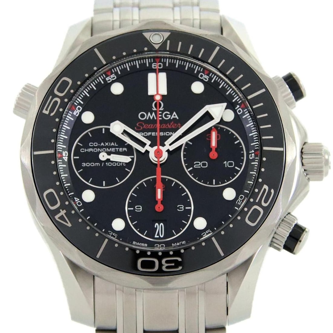 OMEGA 300M Seamaster Diver Chronograph Men's Wristwatch 212.30.42.50.01.001 (1 of 9)