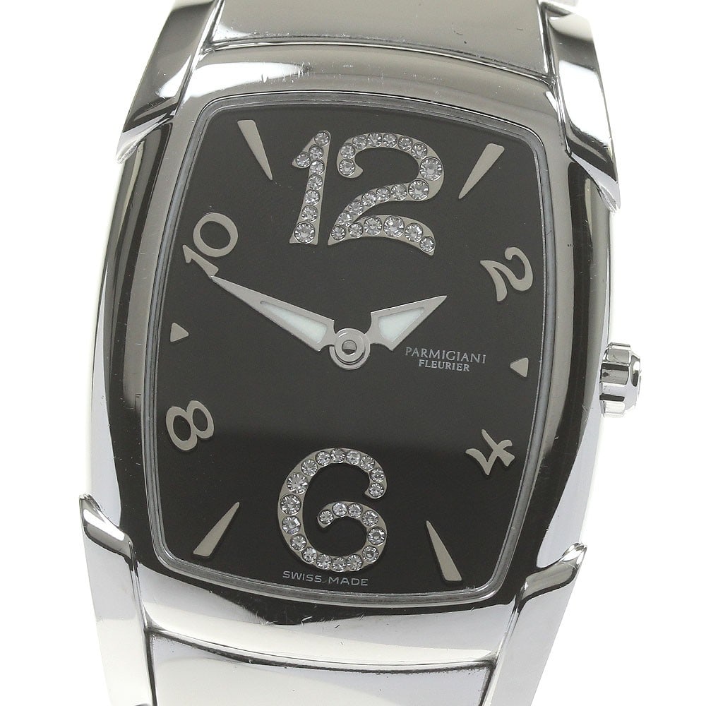 Women's Quartz Wristwatch by Parmigiani Fleurier: Women's Quartz Wristwatch by Parmigiani Fleurier Pre-owned Parmigiani Fleurier quartz women's wristwatch. Swiss-made and designed for women, this wristwatch offers a refined, brand-specific timepiece 