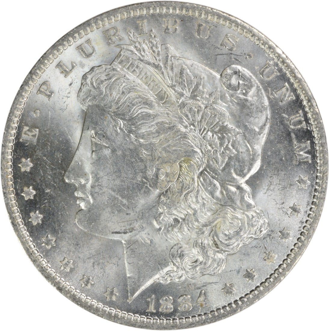 Choice BU 1884-O Silver Dollar Morgan Uncertified Uncirculated Coin: Choice BU 1884-O Silver Dollar Morgan Uncertified Uncirculated Coin This is an 1884-O Morgan Silver Dollar from the United States. The coin is composed of silver and is in Choice Brilliant Uncirculate