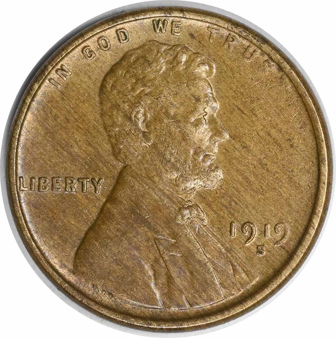 1919-S Lincoln Wheat Cent Choice BU Uncertified Copper Coin (1 of 2)
