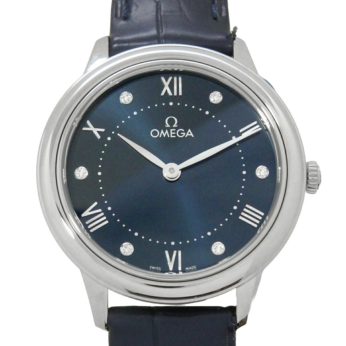 Omega De Ville Prestige Ladies Wristwatch: Omega De Ville Prestige Ladies Wristwatch This Omega De Ville Prestige 434.13.30.60.53.001 is a sophisticated wristwatch designed for women. Crafted in Switzerland, it offers timeless elegance and rel