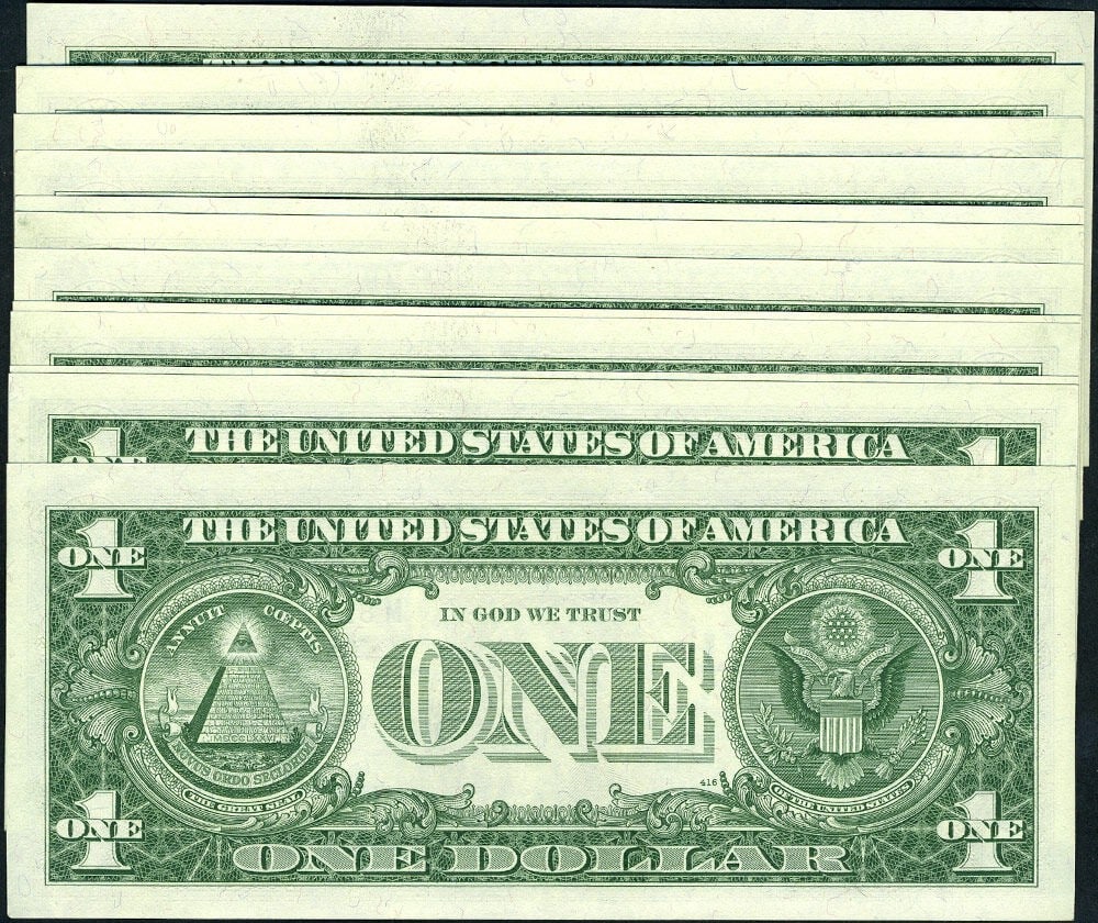 20 Consecutive 1957-A $1 Silver Certificates Gem CU+ - 2
