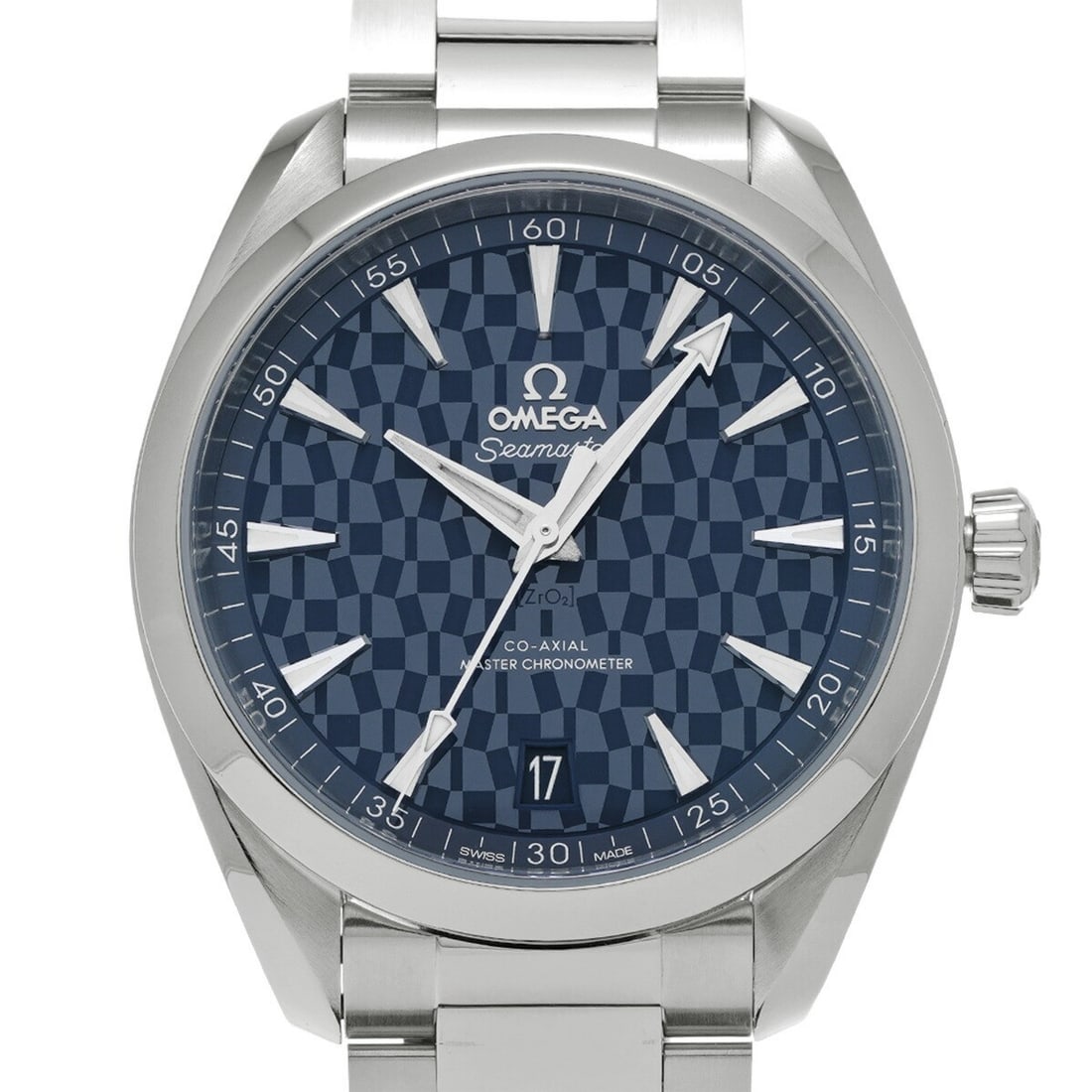 OMEGA Seamaster Aqua Terra Tokyo Olympics Men's Wristwatch: OMEGA Seamaster Aqua Terra Tokyo Olympics Men's Wristwatch This OMEGA Seamaster Aqua Terra Co-Axial Master Chronometer wristwatch is designed for men and celebrates the 2020 Tokyo Olympics. Crafted in