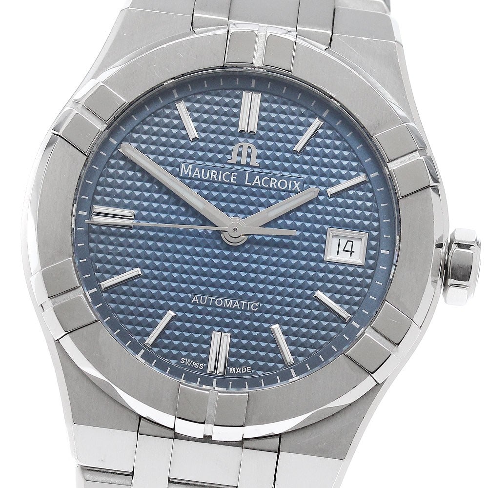 Maurice Lacroix Icon Date Swiss Men's Wristwatch AI6007-SS002-430-1: Maurice Lacroix Icon Date Swiss Men's Wristwatch AI6007-SS002-430-1 This Maurice Lacroix AI6007-SS002-430-1 Icon Date wristwatch is a Swiss-made timepiece designed for men. It is pre-owned and feature