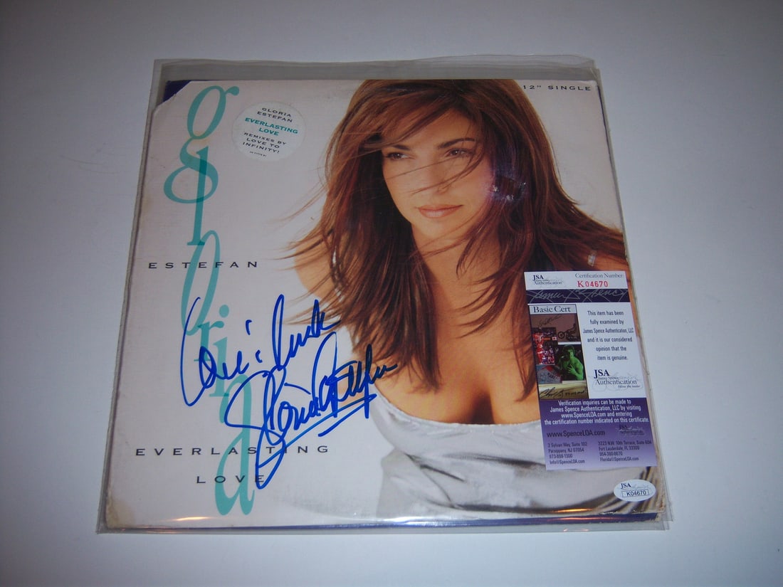 Signed LP Album Gloria Estefan Miami Sound Machine with JSA COA (1 of 1)