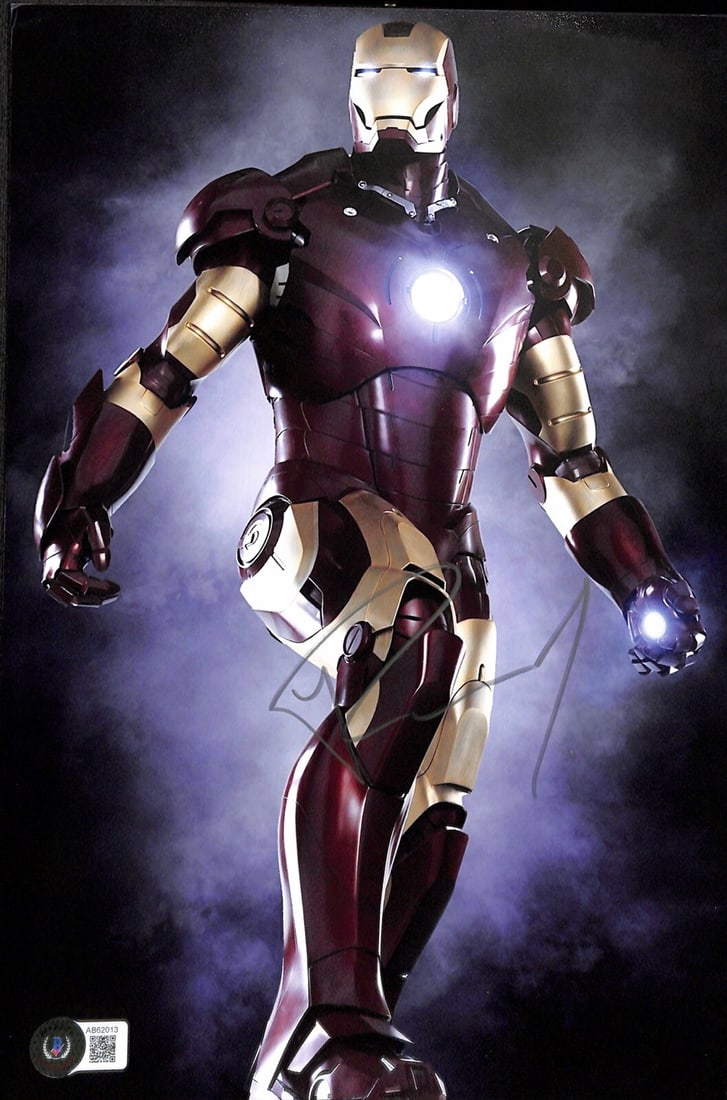 Robert Downey Jr signed Iron Man 8.5x12 photo with Beckett LOA (1 of 1)